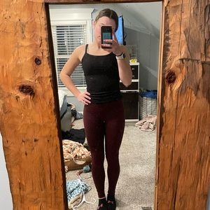 maroon old navy active leggings